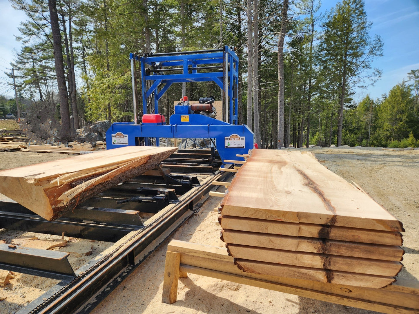 96" Ultra-Wide Trucut Band Sawmill