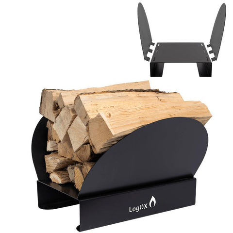 Hearth Bin Adjustable Firewood Rack